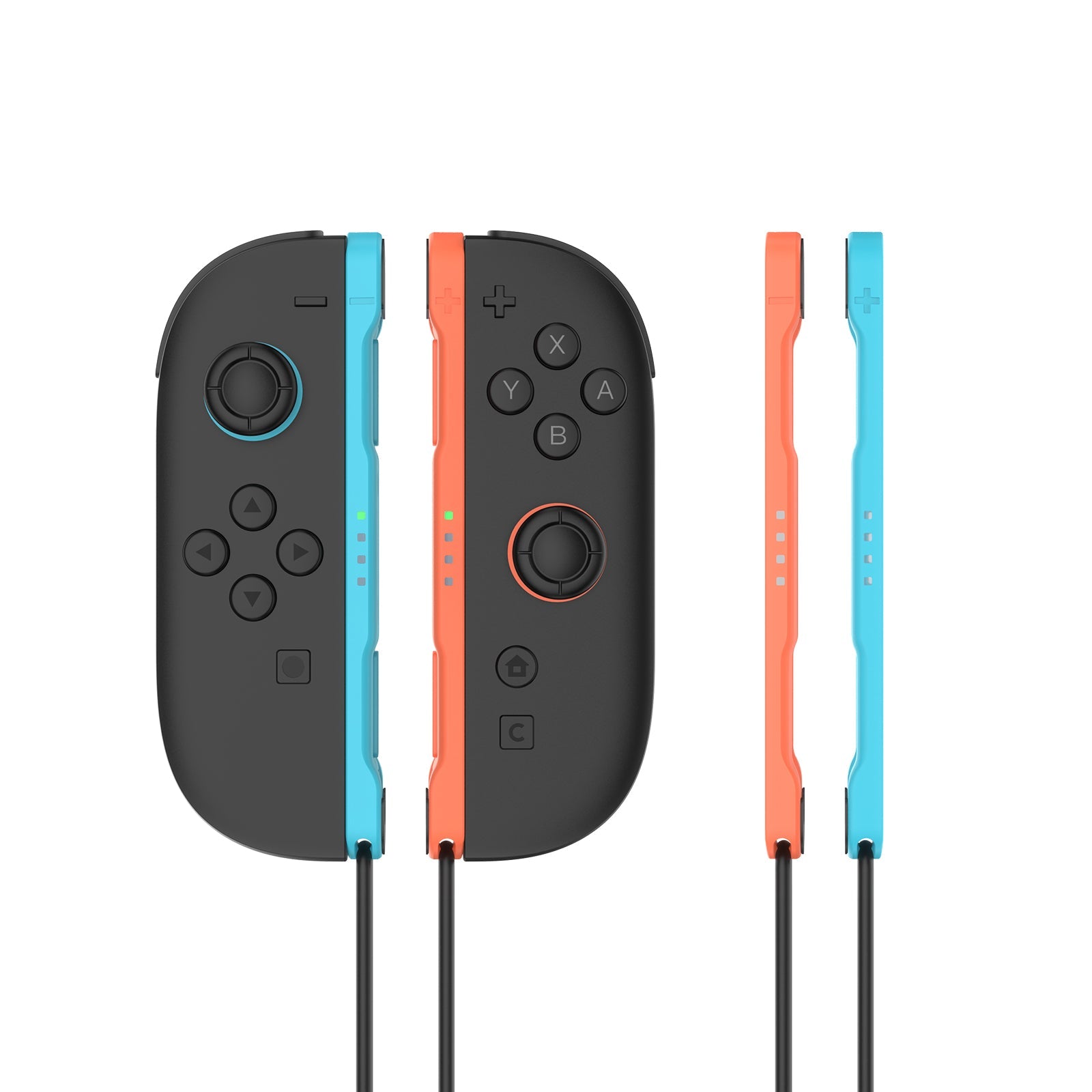 PlayCool Switch 2 – Joy-Con Strap Pair – Rood/Blauw PlayCool