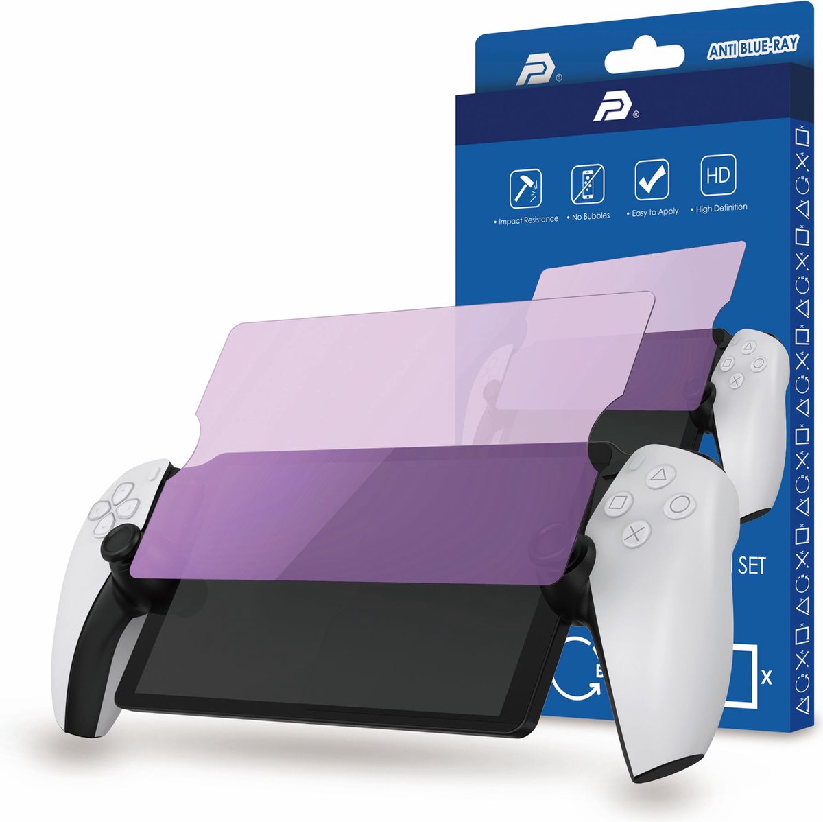 PlayCool PlayStation Portal – Anti-Blauw Licht Screenprotector – 2-Pack