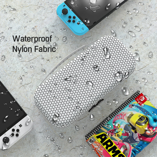 PlayCool Switch OLED-hoesje met screenprotector - Wit