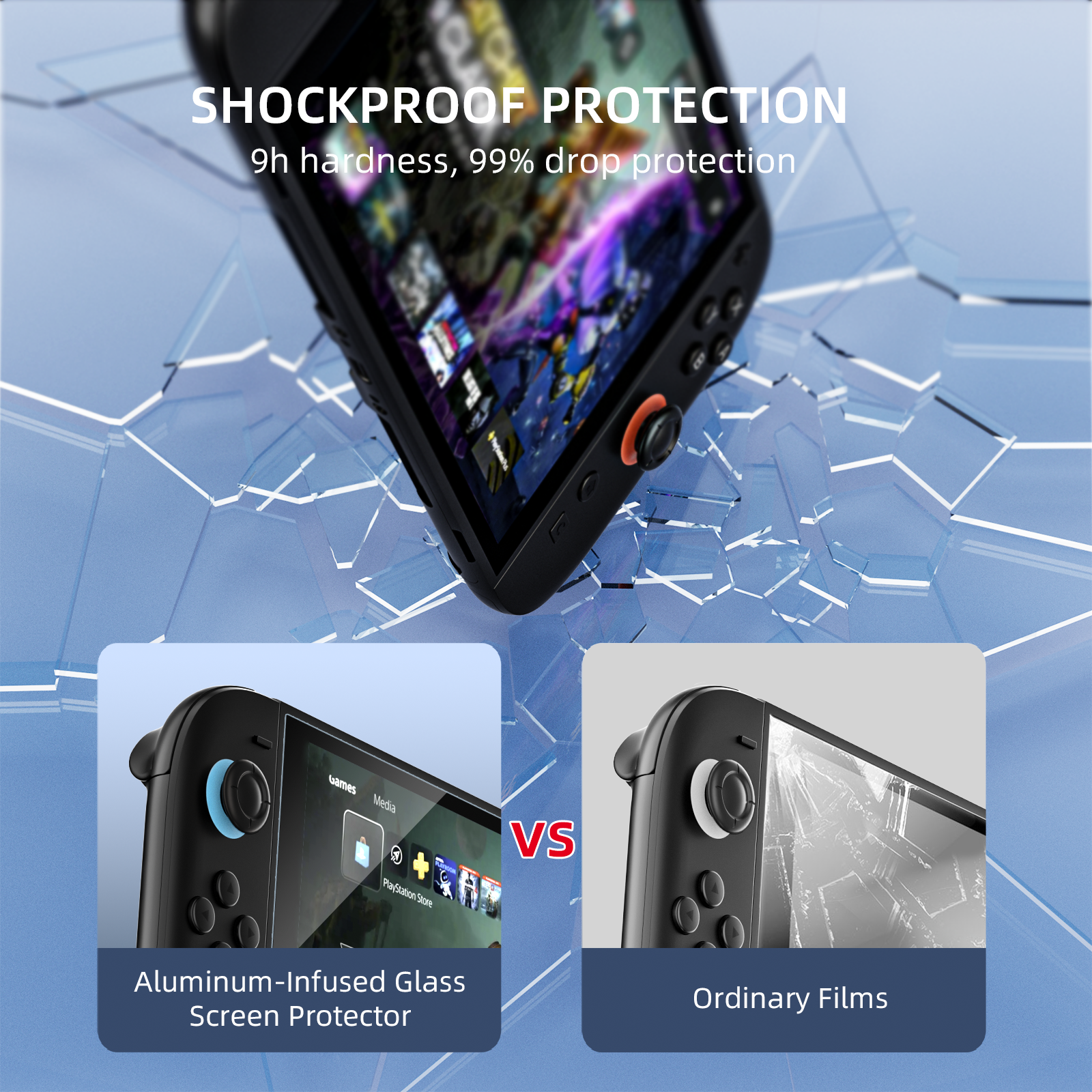 PlayCool Switch 2 – Screenprotector – 2-Pack PlayCool