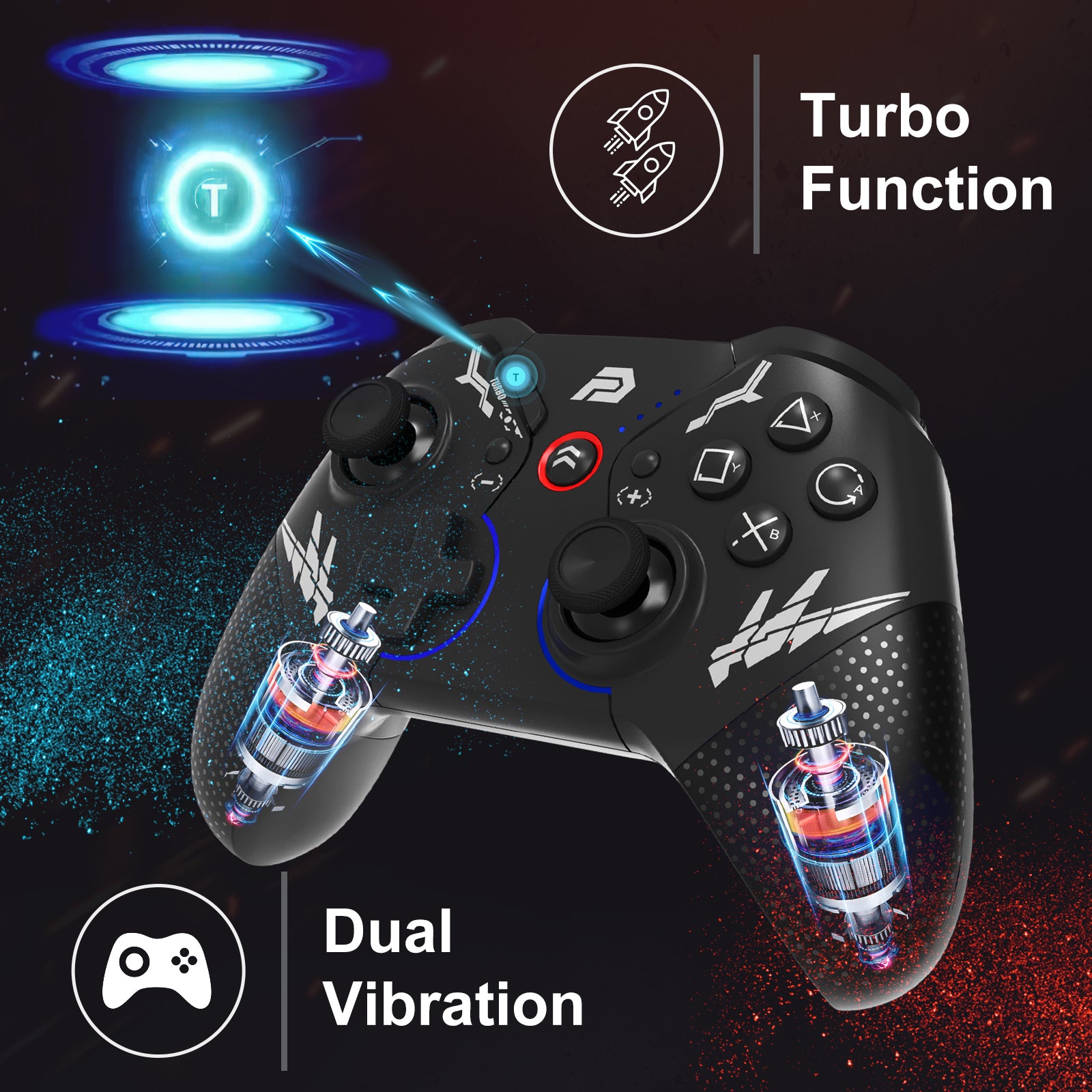 PlayCool Wireless Controller for Nintendo Switch