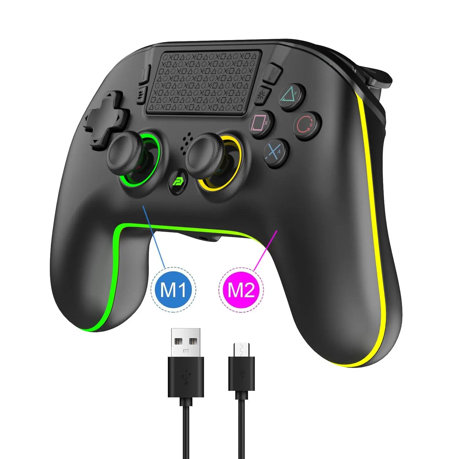 PlayCool DualShock 4 Controller V2 – PS4 – Zwart PlayCool