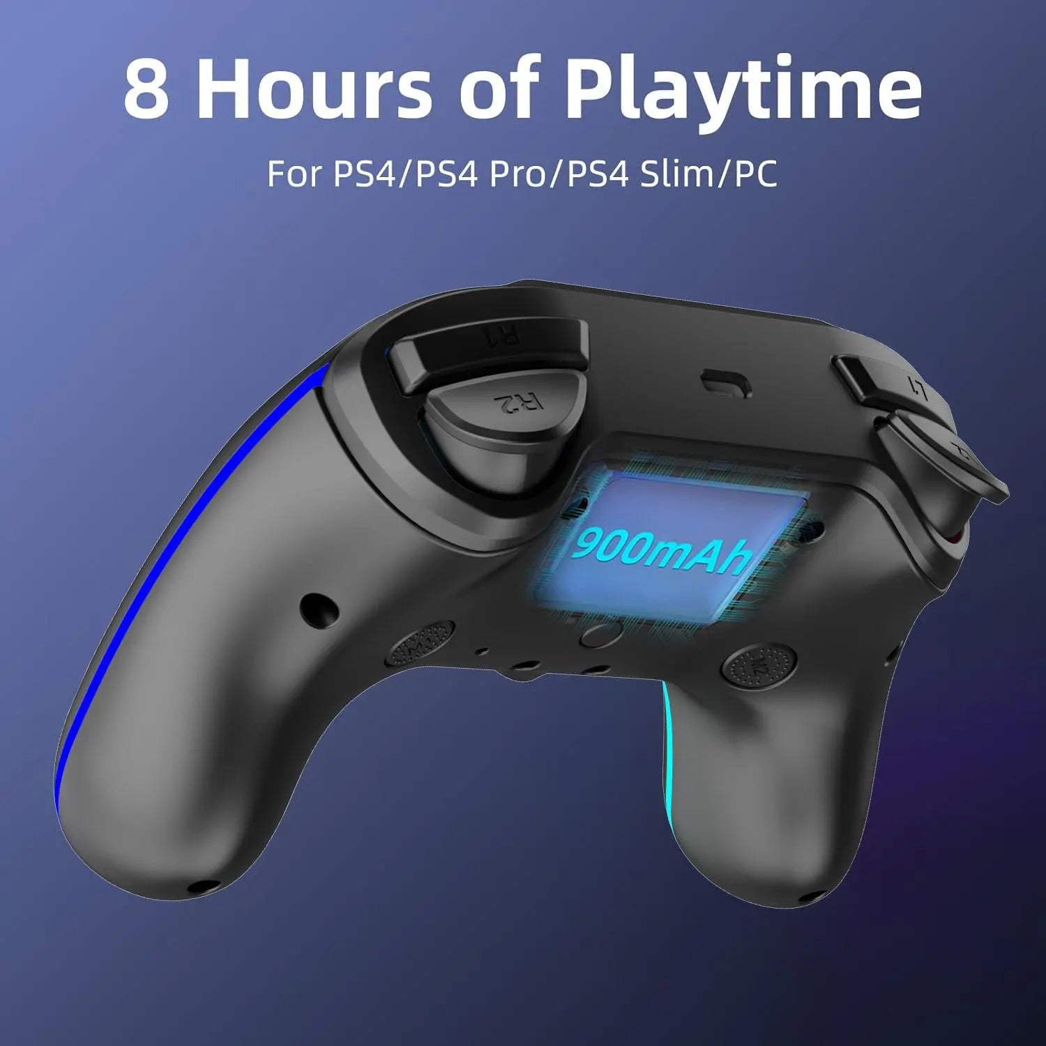 PlayCool DualShock 4 Controller V2 – PS4 – Zwart PlayCool