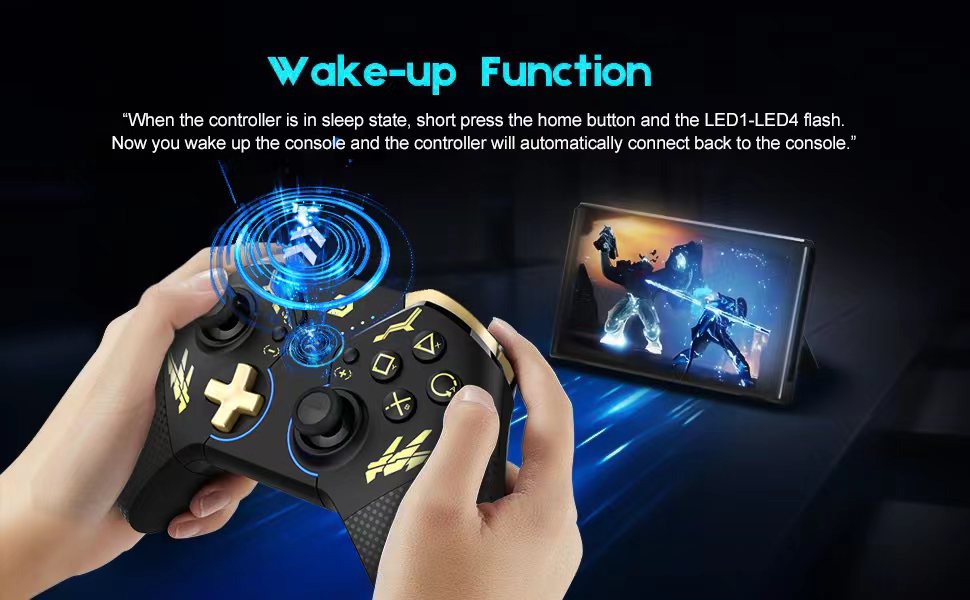 PlayCool Pro controller for Nintendo Switch/Lite/OLED - RGB, NFC, Turbo