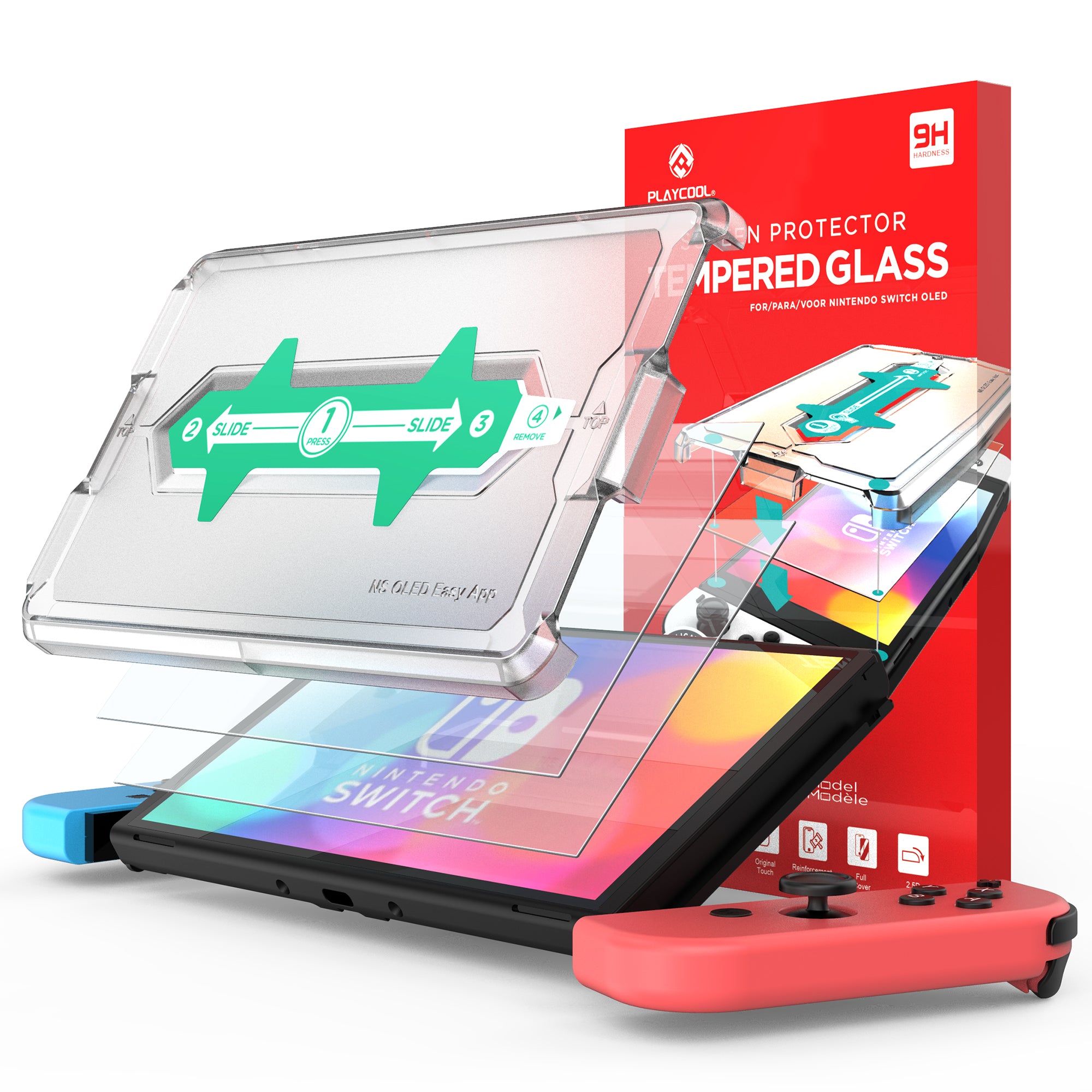 PlayCool Glass Screen Protector with Frame