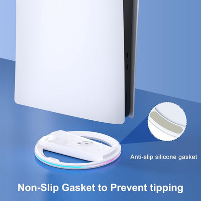 PlayCool PlayStation 5 – RGB Verticale Standaard – Zwart