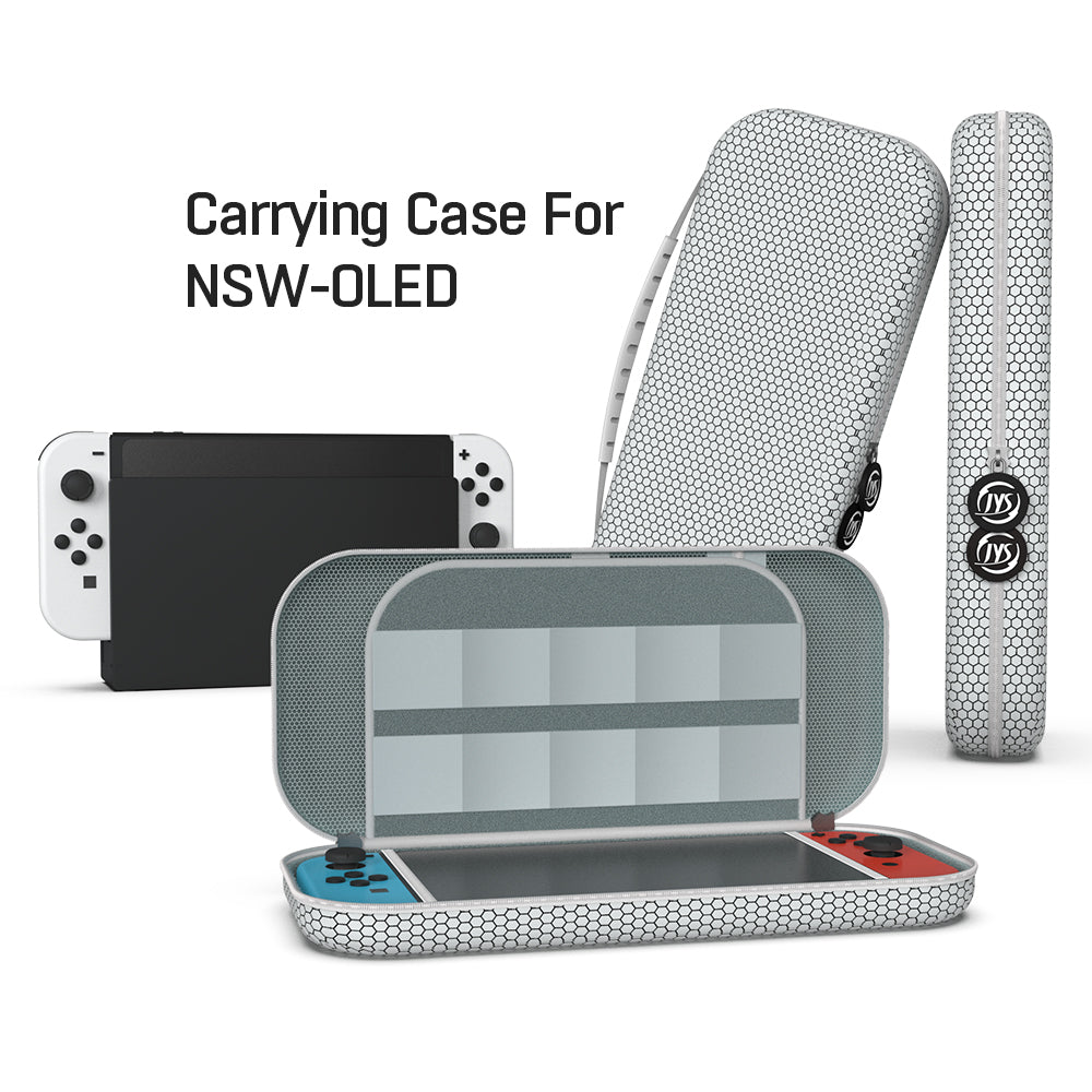 PlayCool 4-in-1 Set for Switch/Lite/OLED - Grip, Case, Stand &amp; Sunshade