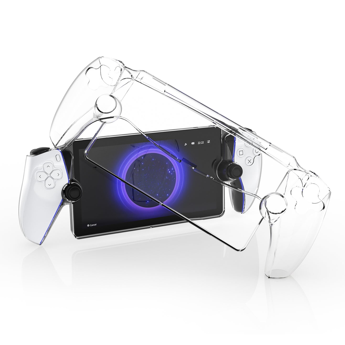 PlayCool transparante behuizing & Blauw Licht Beschermers voor PlayStation Portal