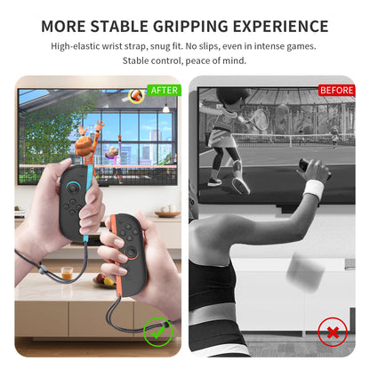 PlayCool Switch 2 – Joy-Con Strap Pair – Rood/Blauw