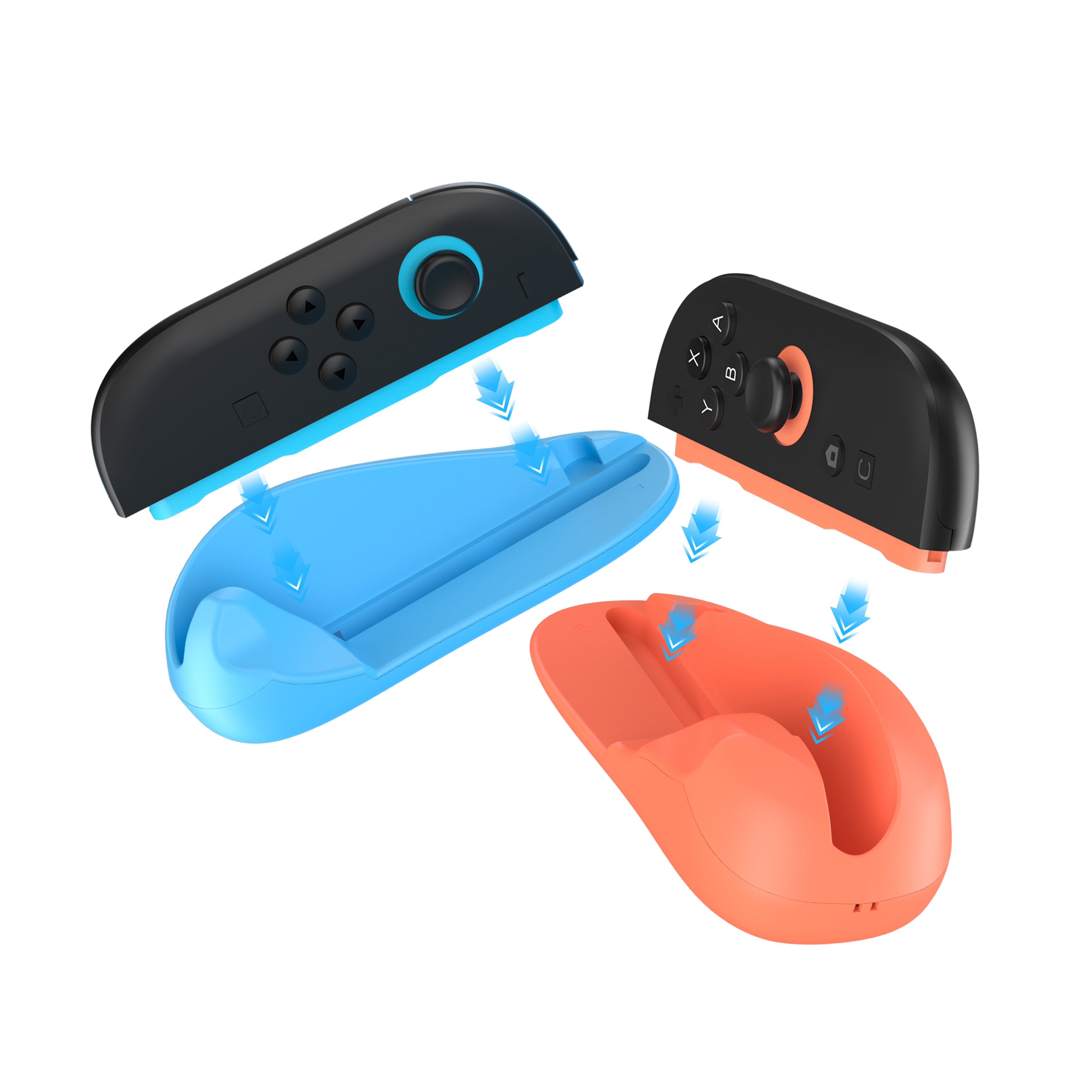Nintendo Switch 2 Joy-Con muis grip – controller grip set 2-delig voor mouse mode gaming