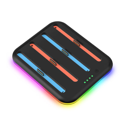 Nintendo Switch 2 Joy-Con oplader – charging dock voor 4 controllers met RGB verlichting