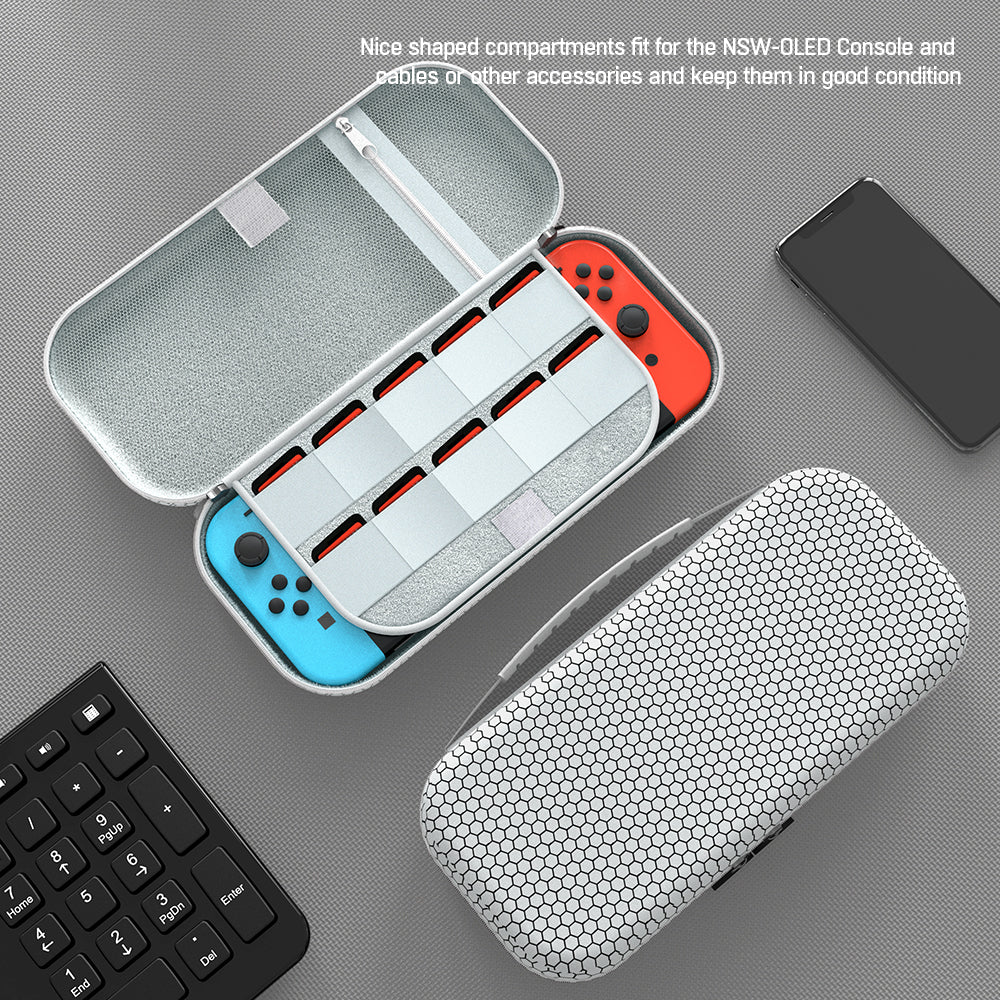 PlayCool 4-in-1 Set for Switch/Lite/OLED - Grip, Case, Stand &amp; Sunshade