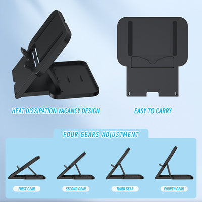 PlayCool Nintendo Switch – Opvouwbare Standaard – Verstelbare Houder – Zwart PlayCool