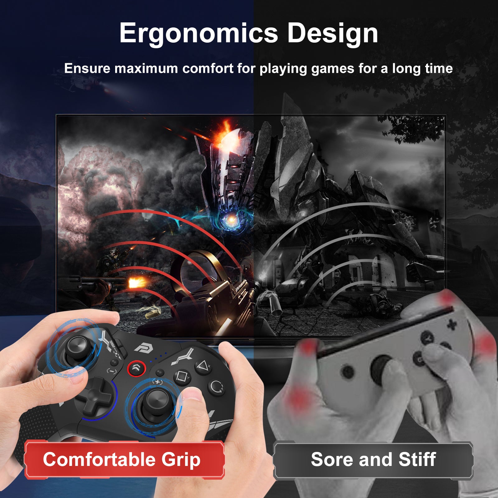 PlayCool Wireless Controller for Nintendo Switch