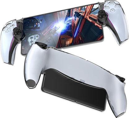 PlayCool PlayStation Portal – Clear Case met Thumb Grips & Anti-Blue Light Screenprotector