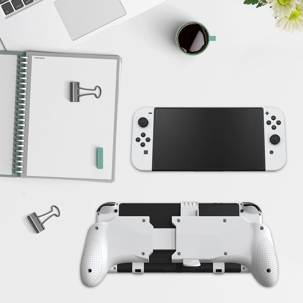 PlayCool 4-in-1 Set for Switch/Lite/OLED - Grip, Case, Stand &amp; Sunshade