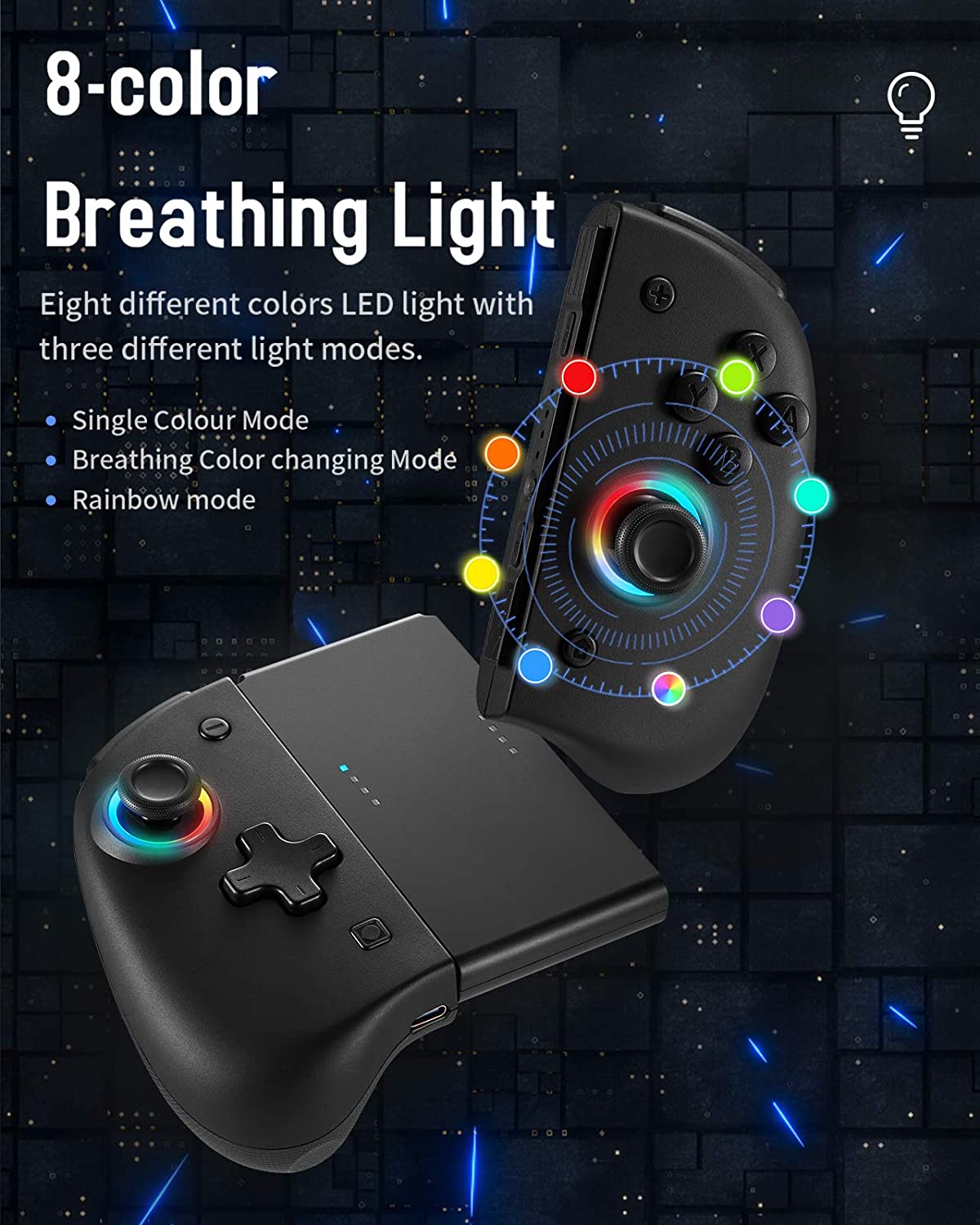 Joy-Con Controller voor Nintendo Switch - Zwart RGB