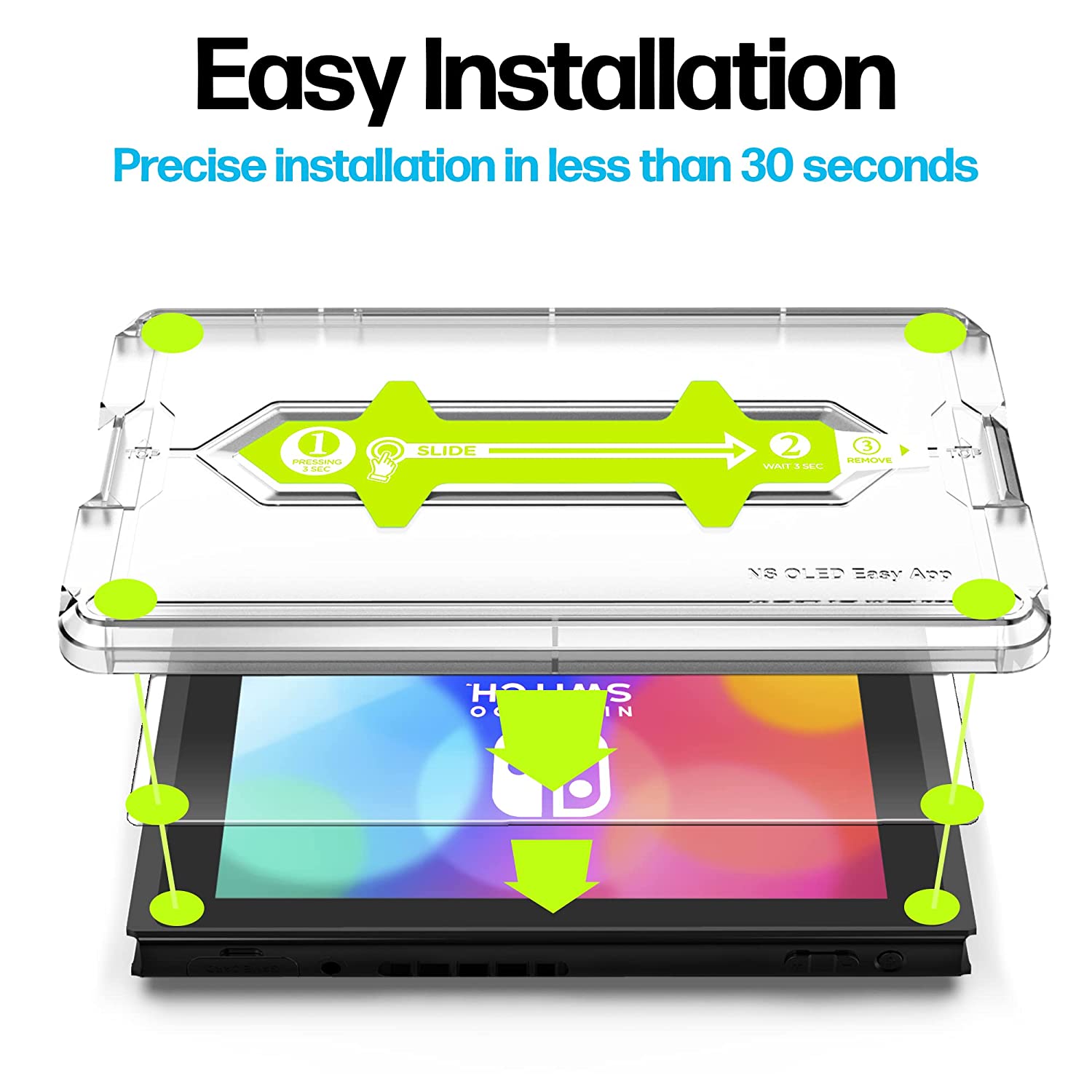 PlayCool Glass Screen Protector with Frame