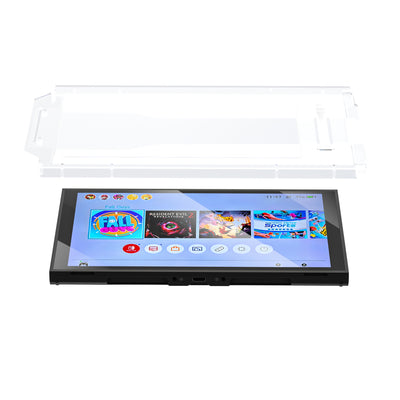Nintendo Switch 2 screenprotector – 2 stuks 9H tempered glass met installatietray