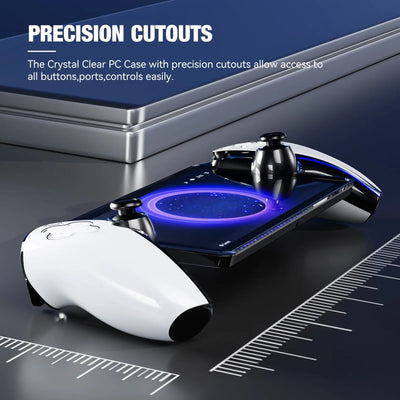 PlayCool PlayStation Portal – Clear Case met Thumb Grips & Anti-Blue Light Screenprotector PlayCool