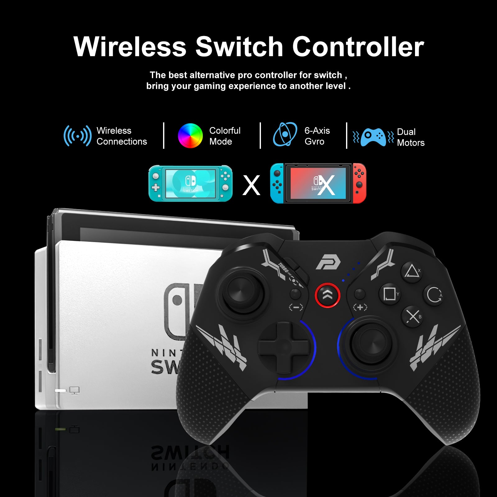 PlayCool Wireless Controller for Nintendo Switch