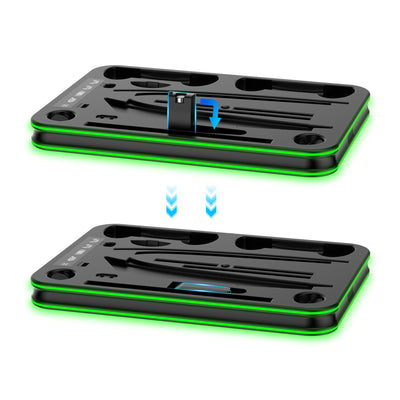 PS5 Oplaadstation & Koelstandaard– DualSense (Edge) Controller Oplader Dock – PS5 / Slim / Pro & PlayStation Portal – All-in-One