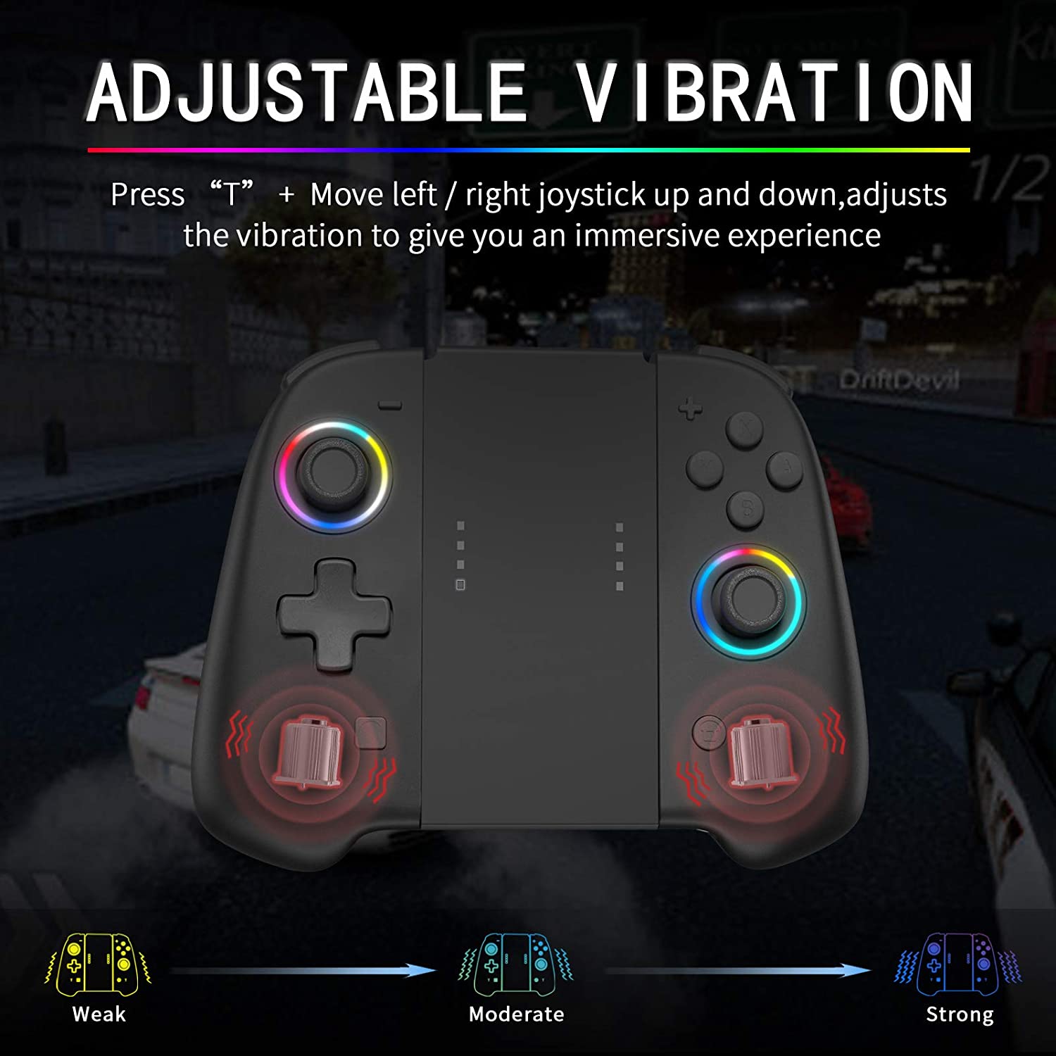 Joy-Con Controller voor Nintendo Switch - Zwart RGB