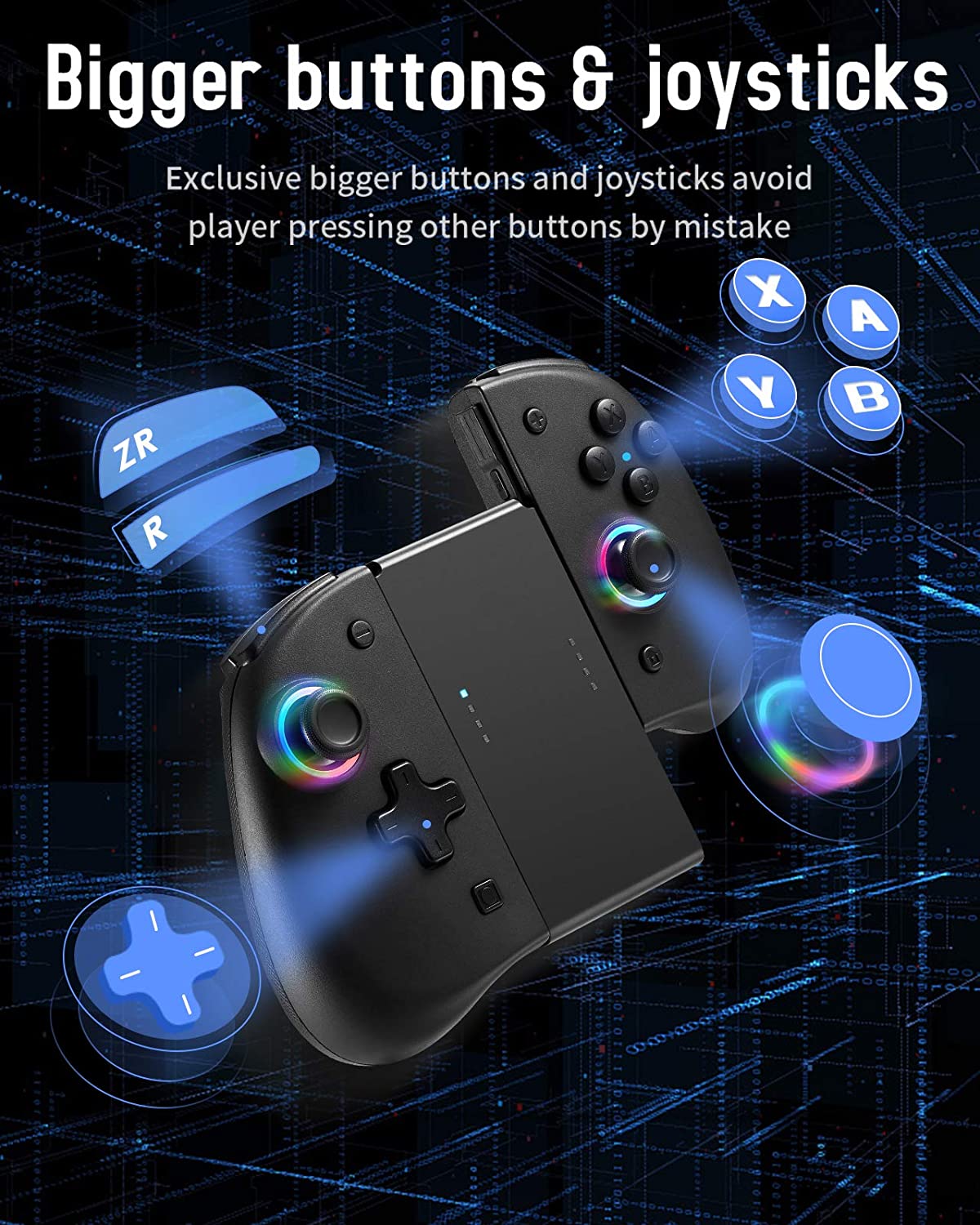 Joy-Con Controller voor Nintendo Switch - Zwart RGB