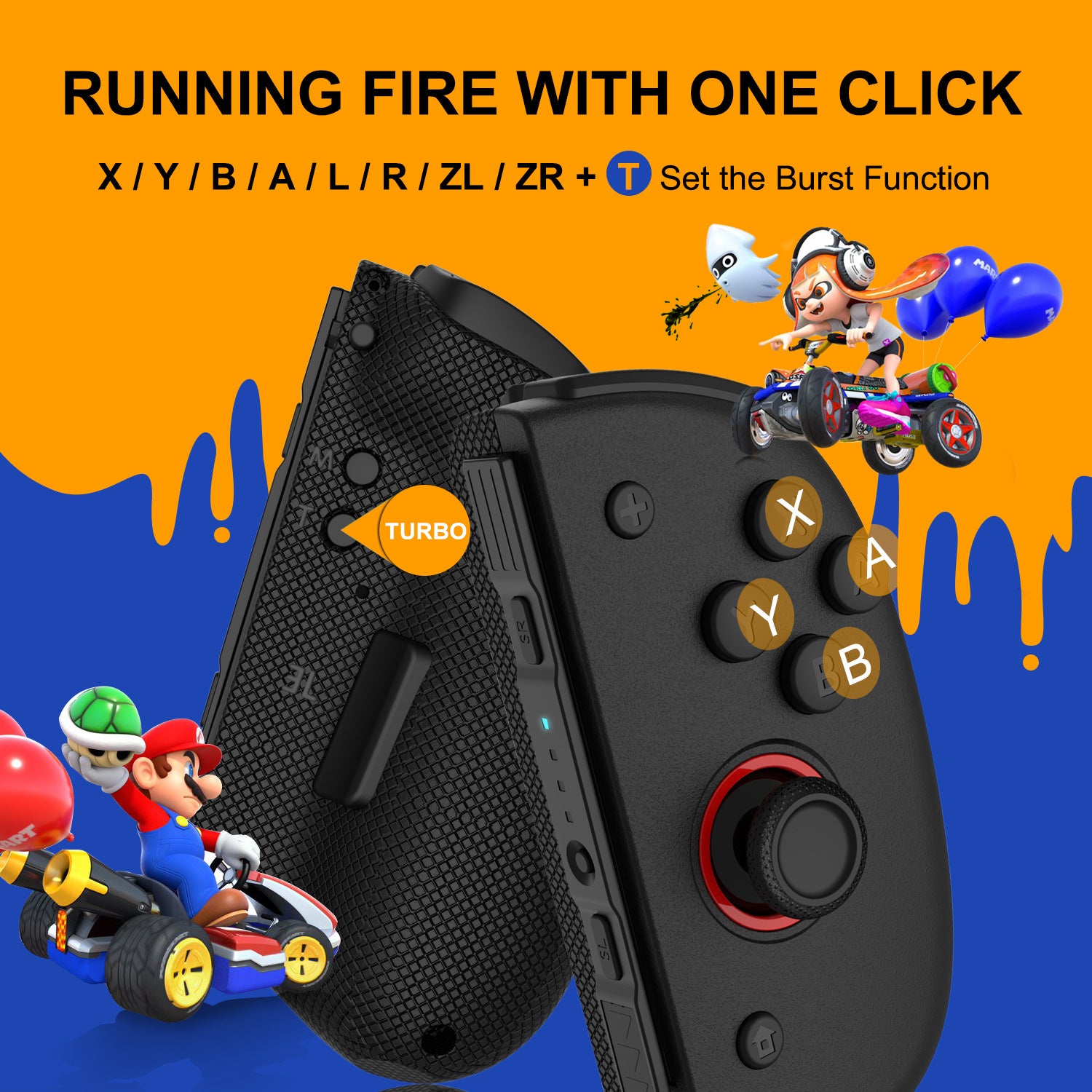Joy-Con Controller voor Nintendo Switch - Zwart RGB