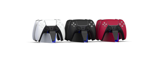 PlayCool dubbel oplaadstation voor PS5 dubbelesense & Edge met LED