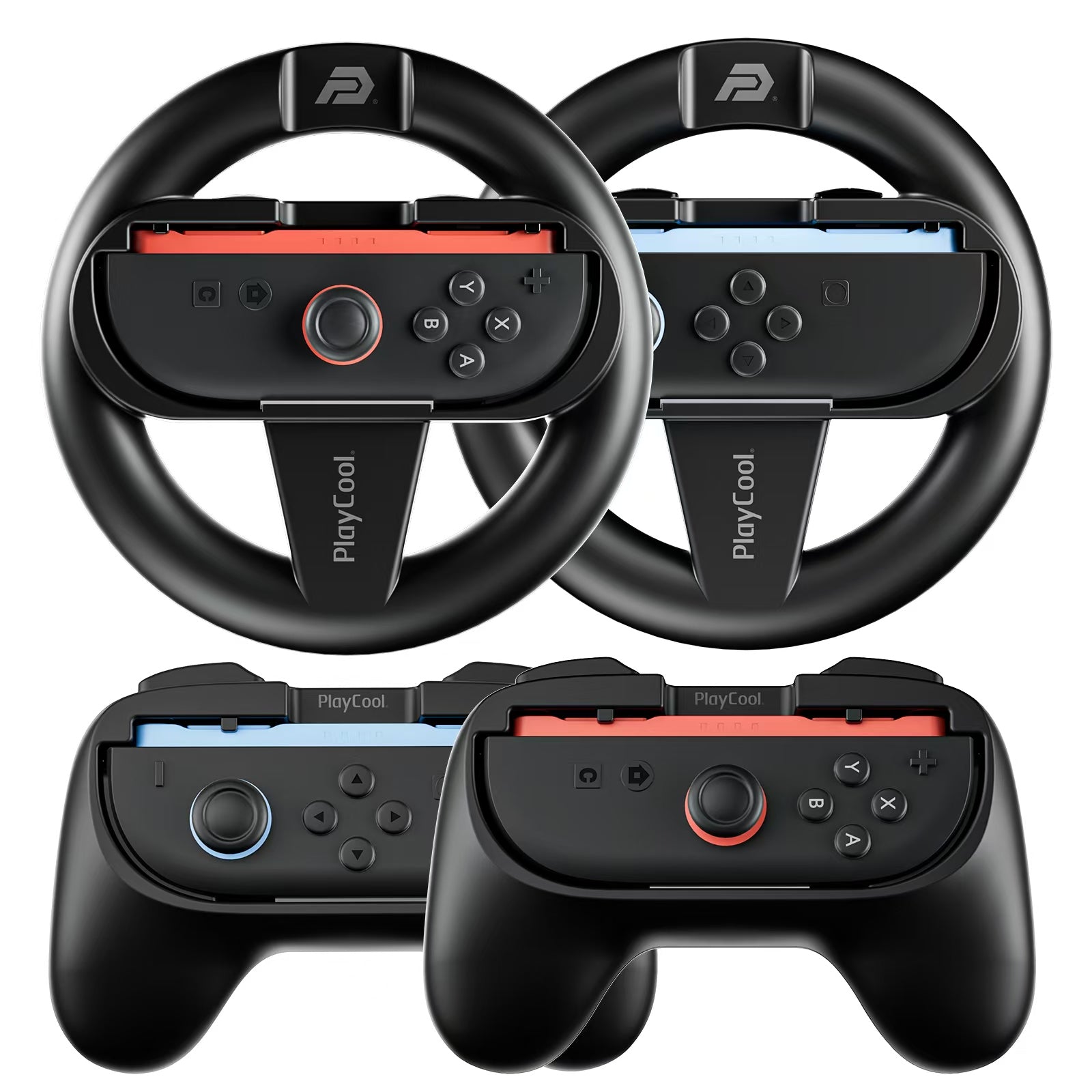 Nintendo Switch 2 accessoires bundel – 18-in-1 race kit met sturen, grips & case
