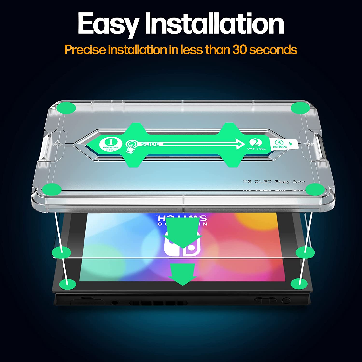 PlayCool Glass Screen Protector with Frame